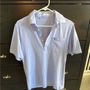 Criquet Light Blue Men's Polo Shirt